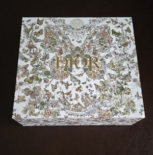 Dior Limited Edition Decorative Box with Floral and Butterfly Design